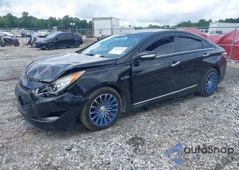 2013 Hyundai Sonata Hybrid Limited из США, поврежденный, VIN KMHEC4A48DA100669